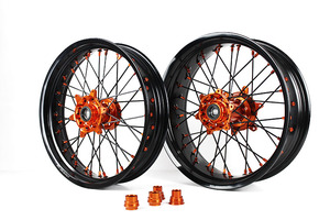 Accessoires pour moto, roues et jantes Supermoto 3.5/5.0*17 pouces compatibles avec <span class=keywords><strong>KTM</strong></span> EXC EXCF SX SXF XCW XCF 125-530 2003-2024 - Product Image 2