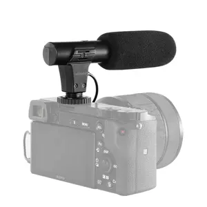 Lalanadel Shotgun Mic Recording Recording Youtube Videos Condenser Camera Microphone with Shockmount for DSLRs