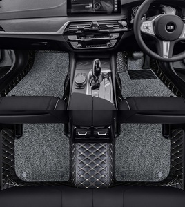 Alfombrillas de Piel para Coche, Alfombrillas de Piso Interiores para Mitsubishi Triton L200 Strada, Diseño 7D 3D, Volante a la Derecha (RHD) - Product Image 4