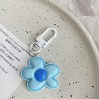 Nouveau porte-clés fleur mignon couleur bonbon, breloque de sac adorable, pendentif pour étudiant et meilleur ami, accessoire de décoration pour étui d'écouteurs