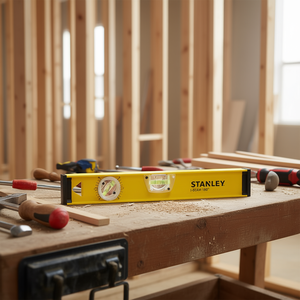 Nivel de burbuja Stanley I-Beam de 180 pulgadas con burbuja ajustable para medición de precisión - Product Image 3