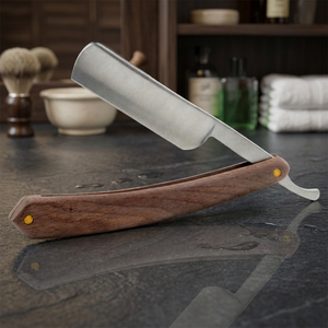 ASAP Mini Shaving Razors Set Quality Stainless Steel Straight Foldable Bamboo Handle Old Fashion for <b>Men</b> - Product Image 2