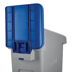 Slim Jim Recycling <b>Bin</b> Blue 2007909 Lid Only - Product Image 1