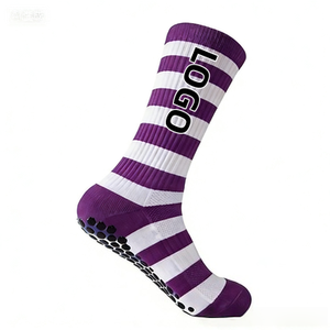 ถุงเท้ากีฬาลายทางกันลื่นสำหรับฝึกซ้อมฟุต<span class=keywords><strong>บอล</strong></span>พร้อมโลโก้แบบกำหนดเอง - Product Image 4