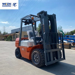 WGZN智能控制柴油叉车3.5吨重载码头物料搬运柴油叉车 - Product Image 1