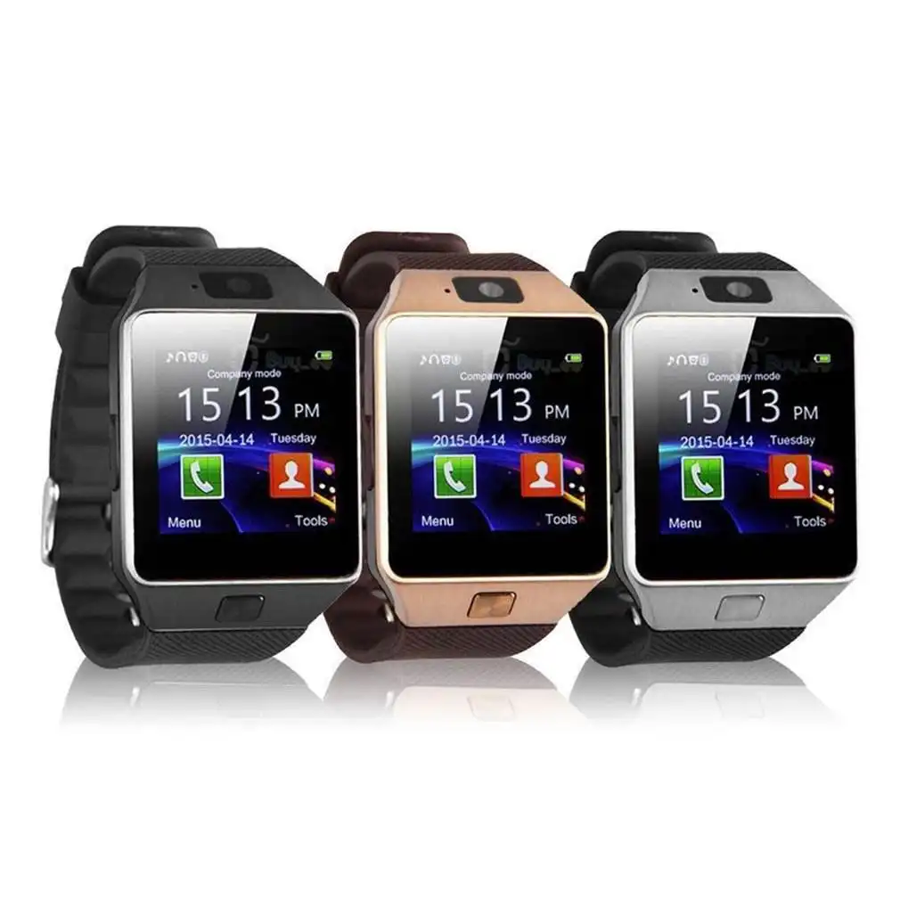 2022 Dz09 Wristband Heart Rate Tracker Blood Pressure Camera Sport Smartwatch DZ09 SmartWatch With Sim Card And Camera Mobile