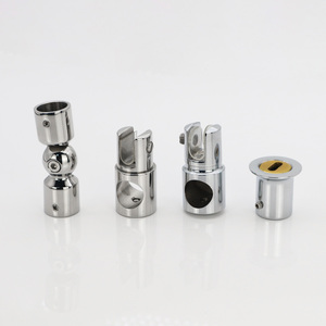 19mm 25mm Bathroom Hardware Stainless Steel <strong>Glass</strong> <strong>Connector</strong> Pipe Fittings Tube <strong>Connector</strong> - Product Image 3