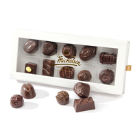 Boîte à chocolat personnalisée de luxe, originale et unique, avec tiroir, emballage alimentaire pour bonbons, cadeau pour enfants, finition mate, gaufrage, dorure à chaud