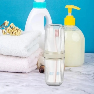 Wholesale <b>Large</b>-Capacity Travel Holder Bathroom <b>Sets</b> Organizer for and Toothpaste Comb Storage - Product Image 4