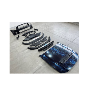 Kit de carrosserie XLstyling pour conversion de pare-chocs avant Ford Mustang GT500 2010-2014, pare-chocs avant en PP, capot 2013-2014 V6 & GT - Product Image 1