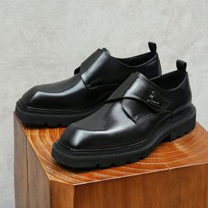 Zapatos de Vestir de Cuero de Diseño Clásico, Muy Populares, Cómodos, con Punta en Pico, para Bodas y Negocios, Zapatos de Lujo para Hombre - Product Image 4