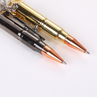 Nouveauté 2026 Mini stylo pistolet à action par culbuteur avec porte-clés, porte-clés en métal fantaisie, fusil de sniper, revolver, stylo à bille