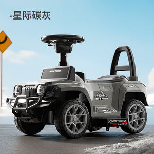 <span class=keywords><strong>2</strong></span>-4 Yaş Arası Çocuklar İçin Müzikli ve Işıklı Binilebilir Oyuncak Araba, Unisex Sürüşlü Bebek Yürüteci - Product Image 2