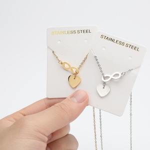 สร้อยคอหัวใจไม่สิ้นสุดสแตนเลสสำหรับผู้หญิงภรรยาในวันแม่วันคริสต์มาสวันวาเลนไทน์วันเกิด - Product Image 1