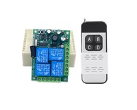 Módulo de Relé RF de 4 Canales y 433 MHz, AC85-265V, Interruptor de Control Remoto Inalámbrico de 4 Vías para Elevador Trasero de Automóvil o Abridor de Puerta y Interruptor de Luz LED
