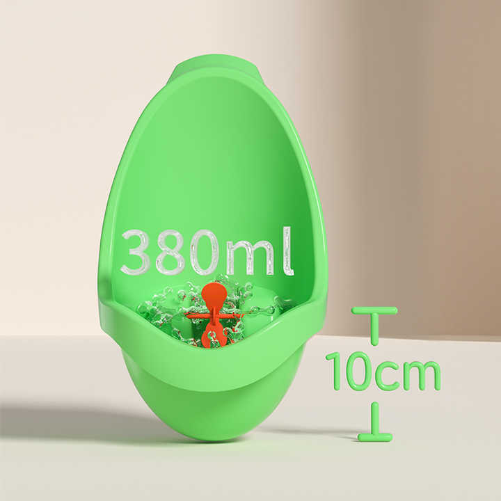 Orinal de bebé con forma de rana, orinal vertical montado en la pared, conveniente, orinal de niño con animales bonitos, inodoro de pie, regalo de Navidad para niño