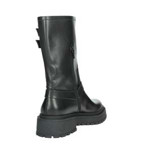 Botines negros para mujer Liu-Jo con detalles de hebilla y suela gruesa - Product Image 3