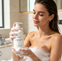 Gel Douche Hydratant Luxueux Parfum Designer Longue Durée Mousse Riche et Densa pour une Peau Propre, Douce et Hydratée Soin Quotidien Flacon