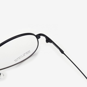 Gafas de sol de titanio para hombre, lentes ovalados <span class=keywords><strong>Retro</strong></span> para ordenador, graduadas, de marca - Product Image 4