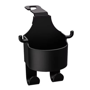 Adaptador de portavasos para bebidas 3 en 1 para teléfono móvil automotriz con ganchos para reposacabezas para niños y adultos, organizador de asiento trasero para reposacabezas de coche - Product Image 1