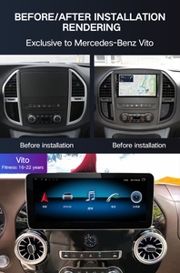 12.3 8 + 256GB para Mercedes Benz Vito 2016-2022, receptor estéreo de Radio para coche Android, reproductor de vídeo Multimedia - Product Image 5
