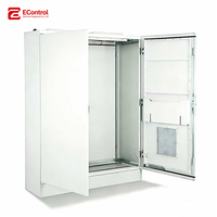 Armoire électrique multi-portes en acier EControl, avec étagères, ventilée, indice de protection IP65, revêtement en poudre (personnalisation complète en usine)