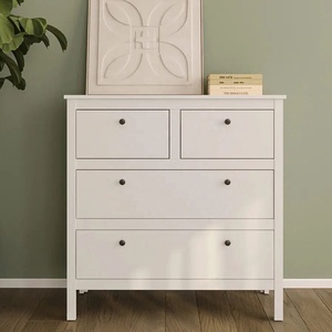 Moderna camera da letto bianco cassettone da soggiorno armadio per vestiti <span class=keywords><strong>cassettiera</strong></span> in legno 4 cassetti, Baby comò - Product Image 6