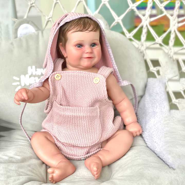 Cheap 50CM NPK Reborn Baby Maddie Toddler Girl Very Soft Cloth Doll Bath  Toy Lifelike Real Soft Touch Bath Toy