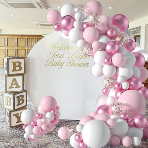 Ballon d'<span class=keywords><strong>anniversaire</strong></span> de mariage fournitures de fête d'<span class=keywords><strong>anniversaire</strong></span> ballon en latex décor enfants bébé douche <span class=keywords><strong>fille</strong></span> décor ballon rose guirlande arc <span class=keywords><strong>Kit</strong></span> - Product Image 1