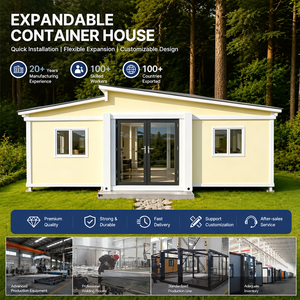 Casa Contenedor Modular de 20/40 Pies, 2 Dormitorios, <span class=keywords><strong>Casas</strong></span> Contenedor Móviles, Casa Prefabricada Pequeña, Casa Prefabricada Expandible de Lujo - Product Image 2