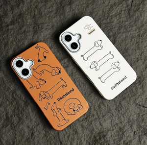 Funda de cuero lisa con diseño elegante para Apple 16Promax, 17PRO, de alta calidad y resistente a caídas - Product Image 3