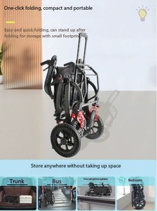 Fauteuil roulant électrique pliant à usage extérieur pour la thérapie de réadaptation des personnes âgées avec batterie au lithium pour une utilisation pratique - Product Image 5