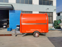 Petite concession standard des États-Unis sur mesure camions de restauration rapide remorque de nourriture mobile 230*200*230cm