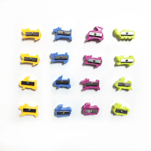 Sacapuntas de Plástico de un Solo Orificio con Diseño de Dibujos Animados, Sacapuntas Único para Lápices - Product Image 5