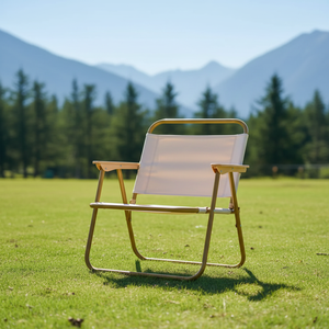 Chaise de <span class=keywords><strong>plage</strong></span> pliable au design moderne, réglable, pour l'extérieur, le jardin, le camping, portable - Product Image 2