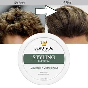 Organische Haarstyling-Creme OEM/ODM Friseur-Qualität Haarcreme Mittlerer Halt & Glanz Langanhaltende Maßgeschneiderte Haarwachs-Pomade für Salons - Product Image 2