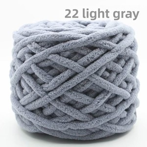 Hilo de Chenilla de Terciopelo para Tejer <span class=keywords><strong>a</strong></span> Mano, Hilo de Poliéster y Nylon Teñido con Patrones, para Tejer y Hacer Manualidades - Product Image 2