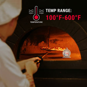 Thermomètre de four ThermoPro pour manomètre à gaz avec thermomètre de cuisson à lecture instantanée en acier inoxydable - Product Image 5