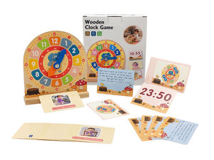 Horloge numérique en bois Montessori pour bébé, jeu d'association, outils éducatifs d'apprentissage, jouets pour garçons et filles - Product Image 2