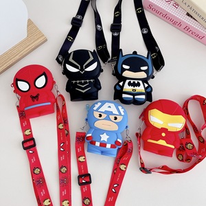 Bolso Infantil de Dibujos Animados Más Vendido, Bolso Bandolera de Spider-Man, Bolso Pequeño de Moda para Niños, Monedero de Silicona para Niños - Product Image 1