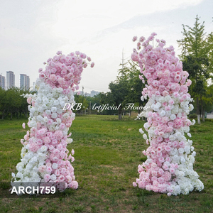 DKB Artificial <b>Flowers</b> Wholesale High End Pink Wedding Silk <b>Flower</b> Arch for Festivals, School Celebrations and Wedding Decor - Product Image 3
