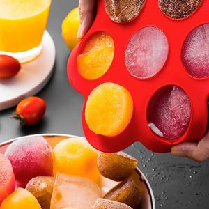 Professional Grade Silicone Mold 7 Round Cavities for Baking, Egg Shaping & Summer Ice Cube Making - Product Image 4