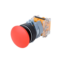 Cobre IP67 220V 10A 1NO 2NO Interruptor de botón pulsador/R
