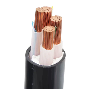 Conducteur en cuivre souterrain, isolé en XLPE, blindé en fil d'acier (SWA), câble d'alimentation gainé de PVC (YJV) - Product Image 1