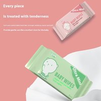 Lingettes Nettoyantes Naturelles Personnalisées en Spunlace, Lingettes Humides Douces de Voyage, Lingettes Ménagères Pures en Boîtes pour Usage Quotidien, Vente en Gros OEM