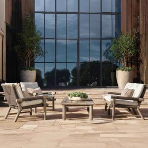 Silla de Jardín de Madera Maciza, Estilo Rústico, Muebles Duraderos para Exteriores - Product Image 4