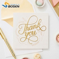 Cartes de remerciement personnalisées découpées à la forme florale, avec logo personnalisé, pour mariage, boutique de fleurs, cadeaux, vente au détail
