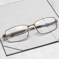 MS 91284 Nuevo Lanzamiento, Monturas de Gafas Metálicas de Diseño Personalizado, Gafas Ópticas con Protección Anti Luz Azul para Hombre