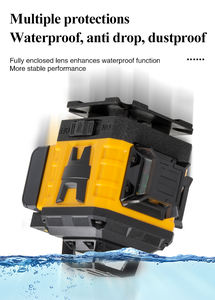 Kit <span class=keywords><strong>de</strong></span> <span class=keywords><strong>Nivel</strong></span> Láser Profesional - Control Remoto y Autocalibración. Diseño a prueba <span class=keywords><strong>de</strong></span> polvo y anticaídas. - Product Image 6