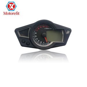 Retro LCD Digital Odometer <strong>Speedometer</strong> Tachometer Gauge Motorcycle Universal - Product Image 2
